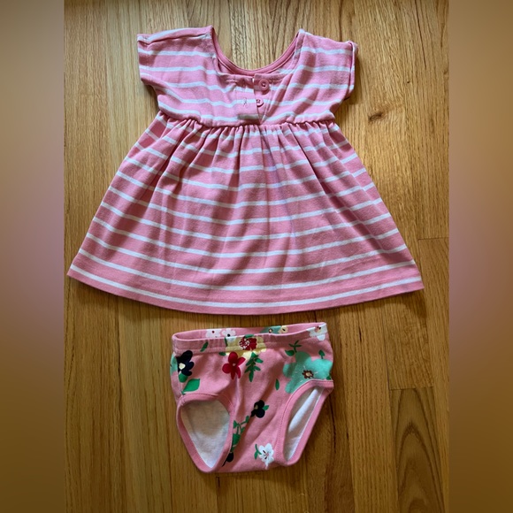Hanna Andersson Other - Hannah Andersson 70cm pink dress and bloomers set